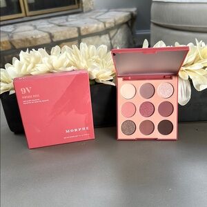 Morphe 9V Eyeshadow Palette - Pink and Brown Hues